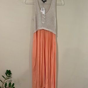 FUNKTIONAL high low dress. Cream and peach 🍑